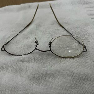 Silver Vintage Wire Rim Glasses